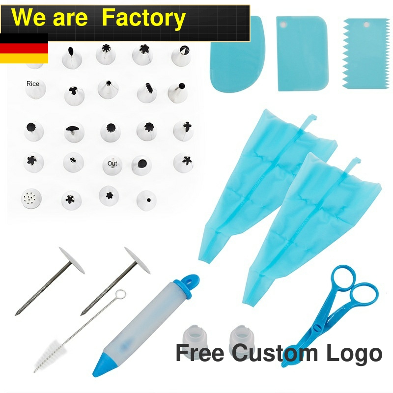 Factory Blue Color Chocolate Color Purple Color Cake Tools