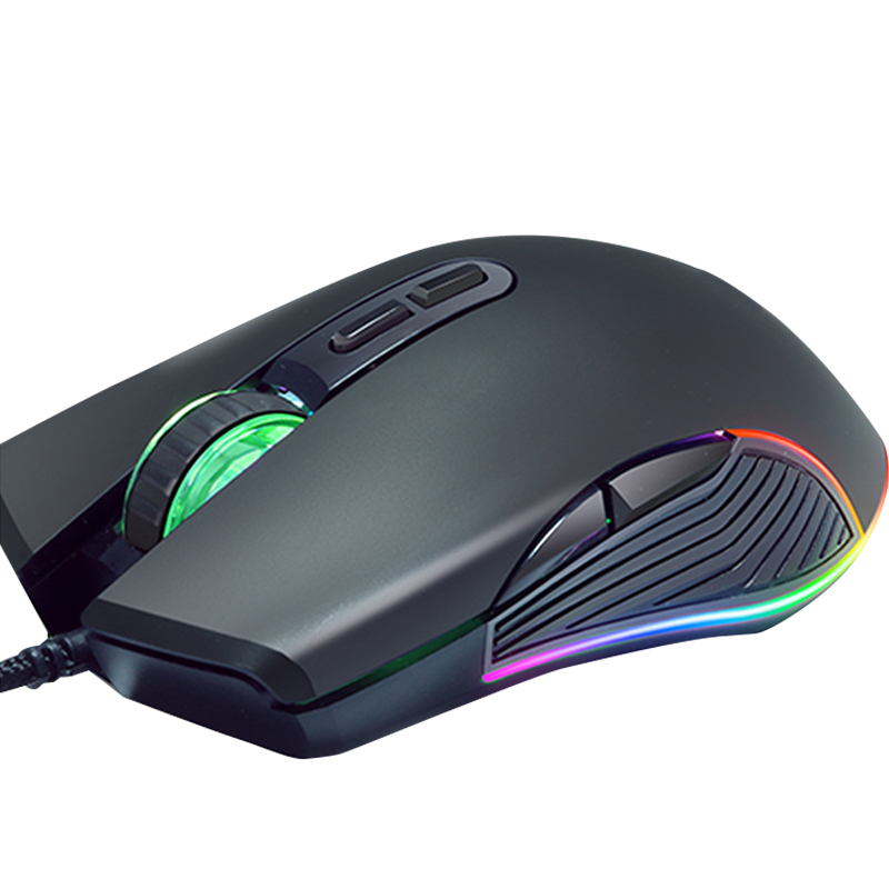 Лучшая продажа профессиональная эргономичная RGB с подсветкой USB Проводная Бесшумная игровая мышь для всех видов геймеров