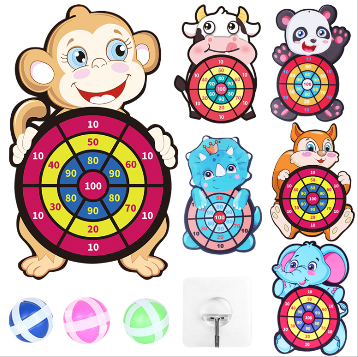 Детская мишень клейкий Мяч Кисть Dartboard Спорт Детские развивающие настольные игры с дротиками мяч родитель-ребенок интерактивные игрушки