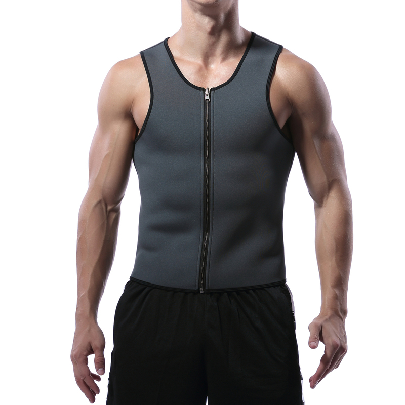 Body Shaper Slimmer Men Sweat Waist Trainer Corset Trimmer Belt For Weight Loss Vest