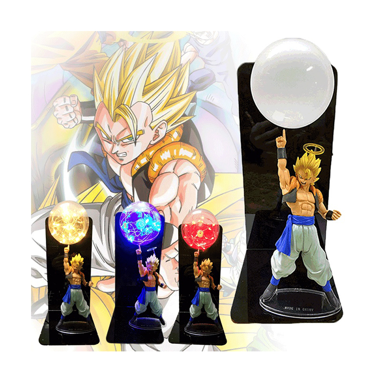 20 см фигурный растительный Гоку светодиодный светильник Gogeta фигурные светодиодные настольные лампы DBZ декоративный ночник