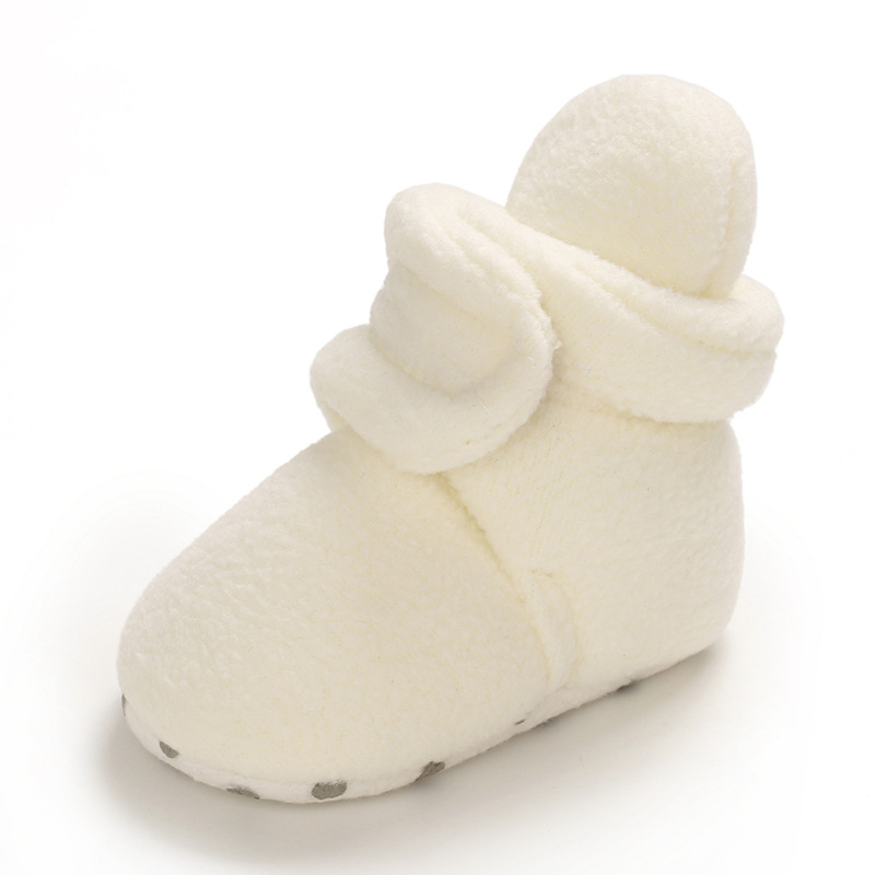 Winter new baby special shoes plus velvet thickening plus cotton fashion cute warm soft bottom non slip cotton boots