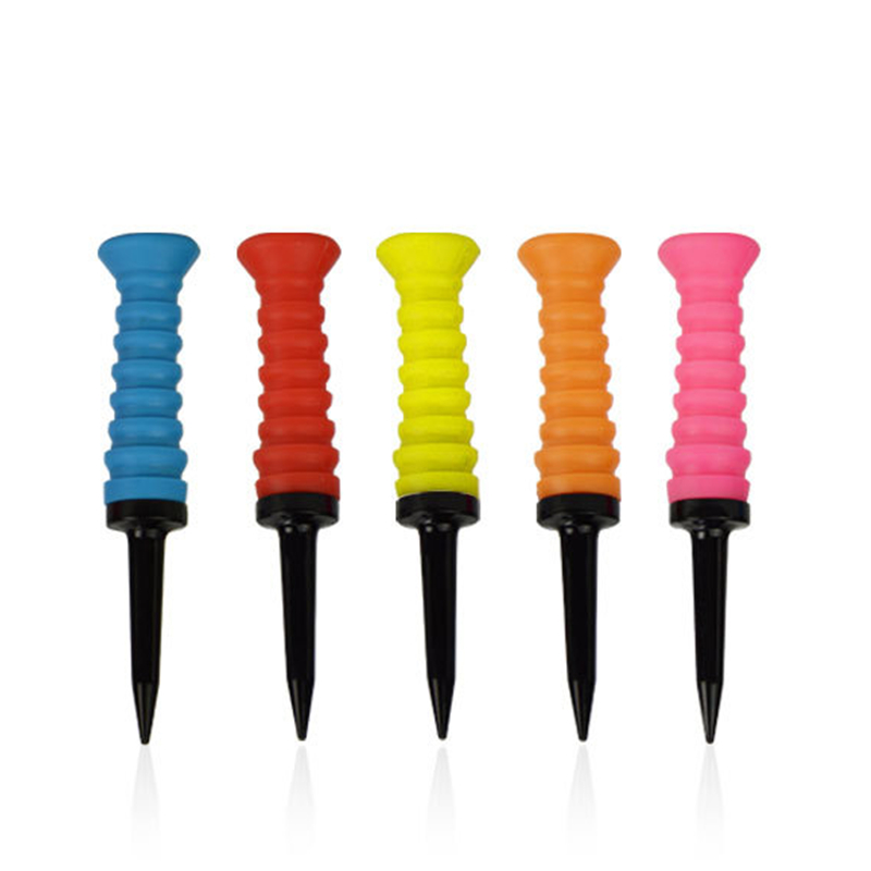 Various Color Durable Reset Elastic Plastic Material Unbreakable Colorful Golf Tee