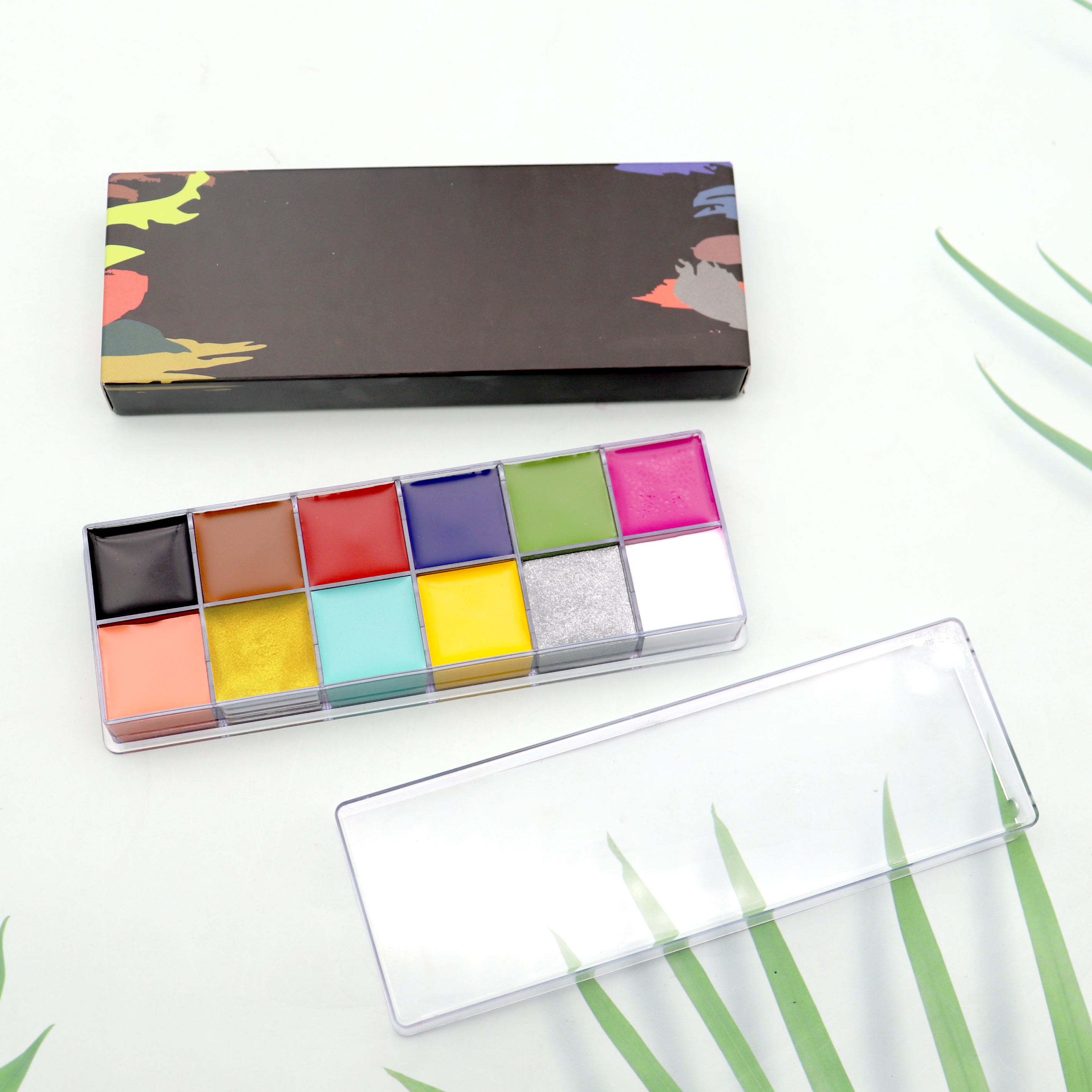 GMPC ISO Non Toxic Face Painting Professional Multi Colors Body Paint for Party