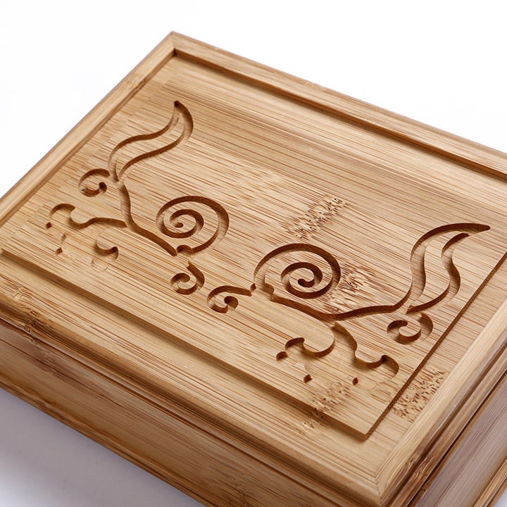 Wood Bamboo Cosmetic Packaging Eye Shadow Palette Packaging Box