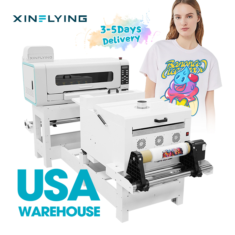 China XinFlying Wholesale Lifetime warranty I3200 xp600 4720 head a2 a3 a4 30cm dtf printer powder machine dtf