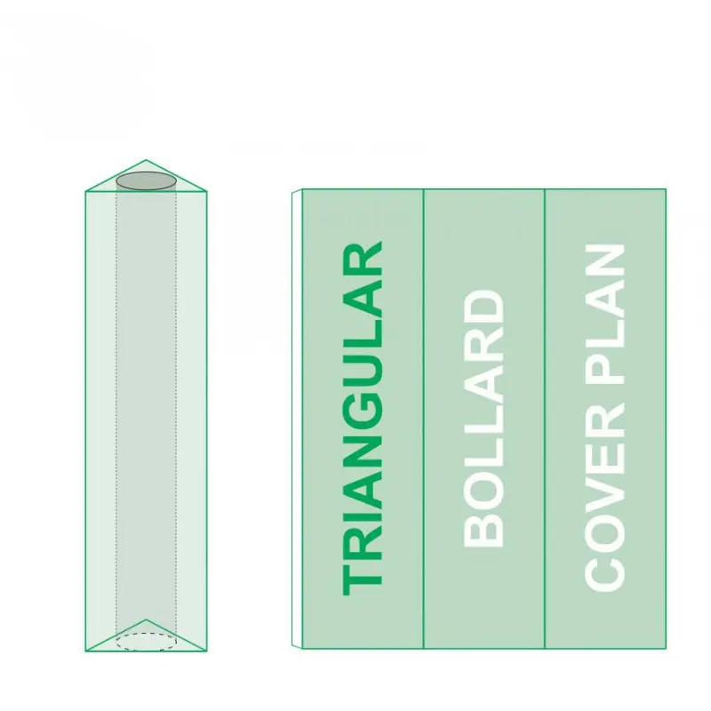 Plastic Corrugated Sheet Custom Printed Bollard Covers Road Advertisement Corflute Signs