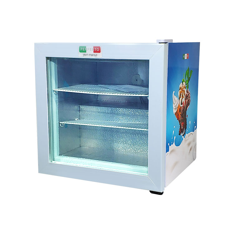 Top sale store Коммерческий Счетчик Топ Мини-мороженое стеклянная дверца морозильника