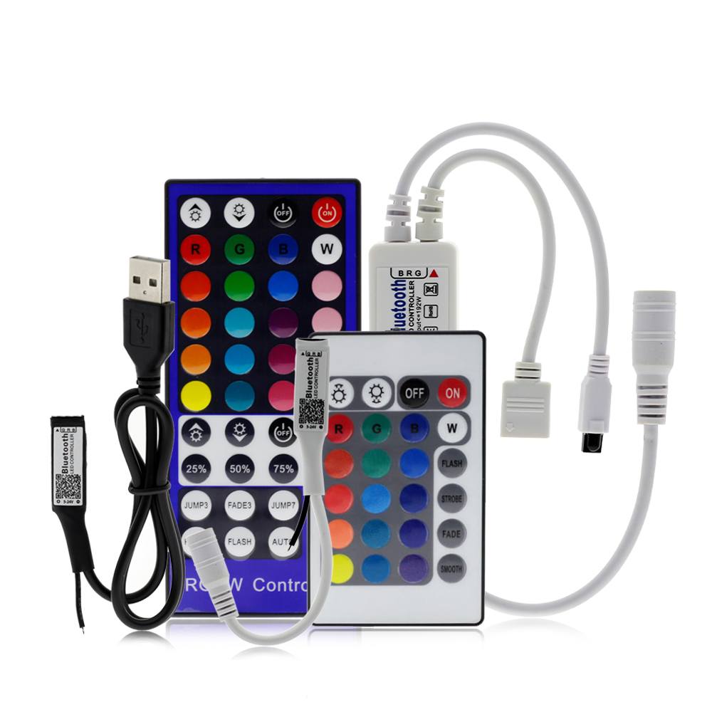 RGB RGBW 12 в Android IOS APP ИК дистанционное управление Светодиодная лента BT музыкальный контроллер для RGB светодиодной ленты