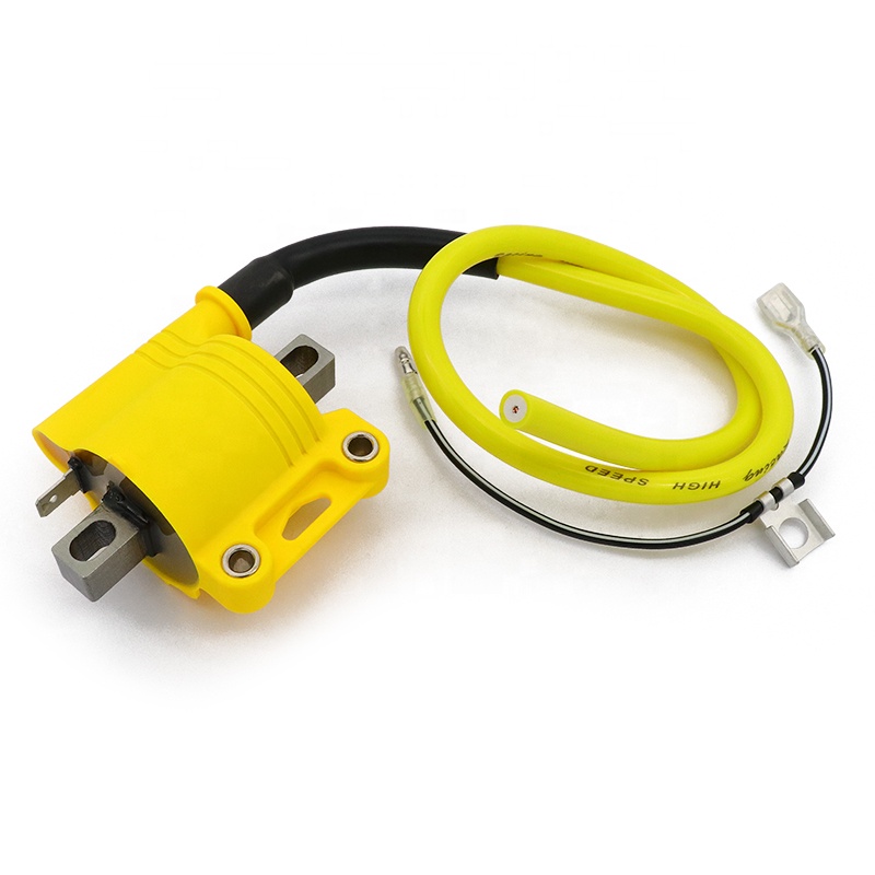 HDMP Performance NIBBI Racing Ignition Coil High Speed Yellow color Fit For 4T Carburetor Motorcycle CG RS GY6 Engine