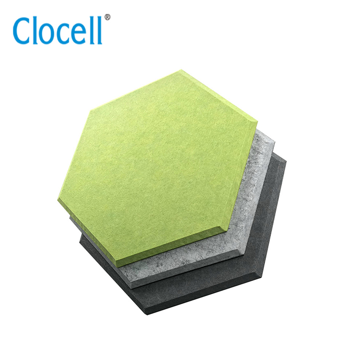 Высококачественная полиэфирная волоконная панель Clocell, хит продаж, Звукопоглощающая Панель с шестью символами