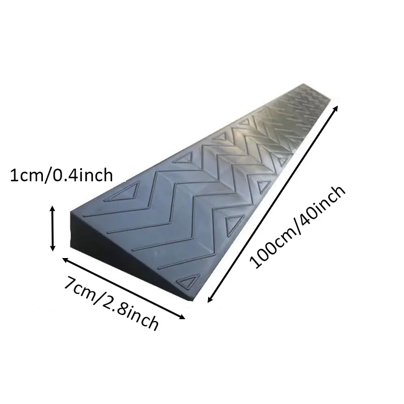 10mmH Lightweight Plastic Road Curb Ramp For motorcycle ramps