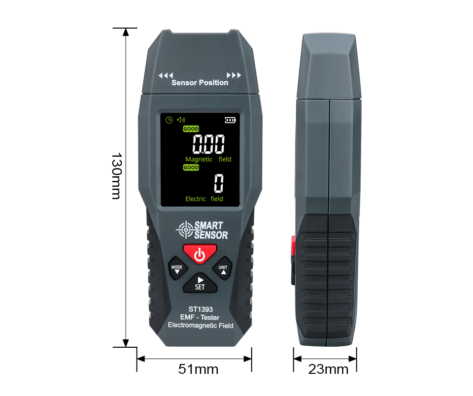 ST1393 цифровые магнитные электромагнитного излучения Тестер EMF метр