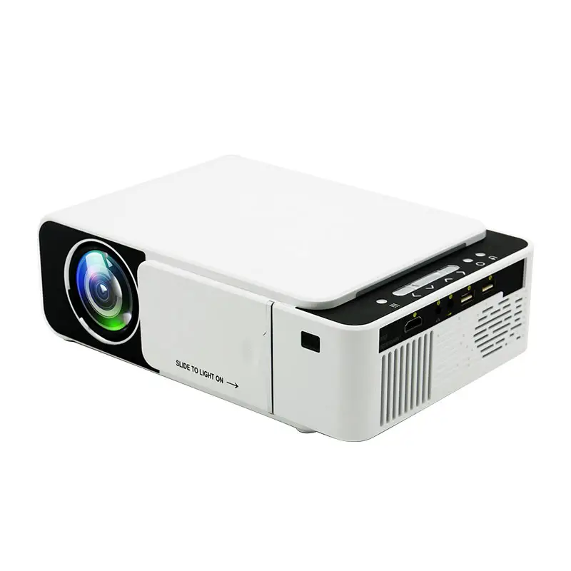 2019 Popular Native resolution 800*480PX Support HD 1080P 4D T5 Home Theater LCD projector
