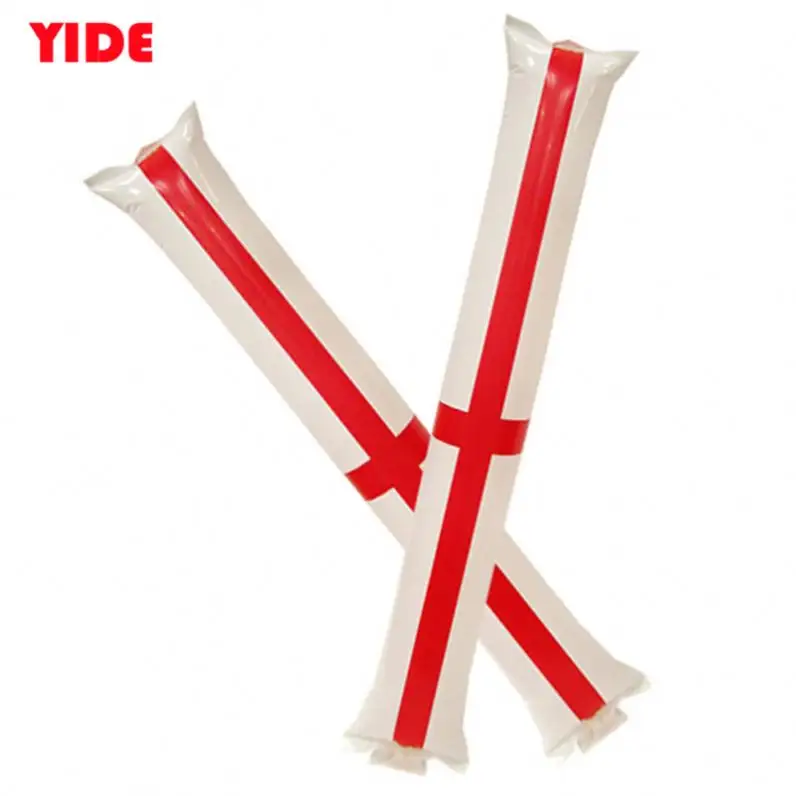 Inflatable Cheering Stick For 2021 Euro Cup England Color Inflatable Stick