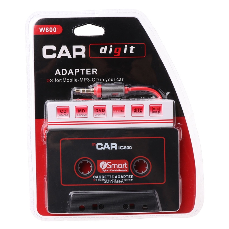 2021 New Cheap Price 3.5mm Car AUX Audio Tape Cassette Recorder Adapter Converter For Car CD Player MP3 Cassette Player