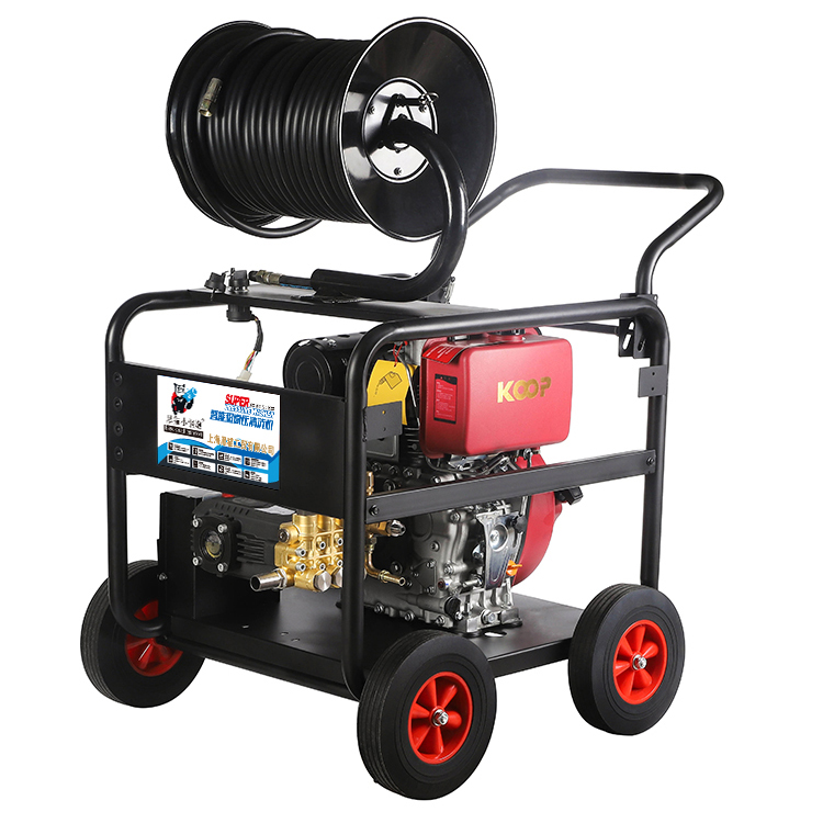 New Diesel Engine Powered, High Pressure Sewer Jetting Machine 30Lpm 40Lpm Drain -Unblocker Dredge Cleaning Jetter/