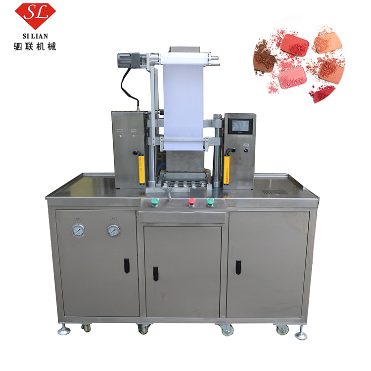 High safety automatic powder filling powder cosmetic eye shadow processing and manufacturing press making powder press