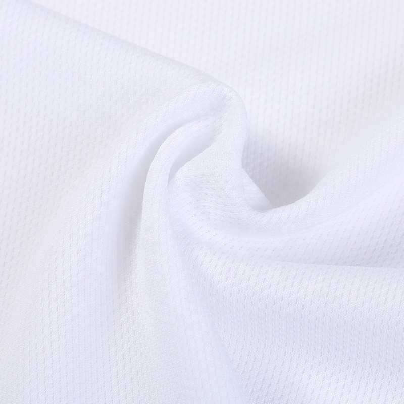 Recycled eyelet mesh 100%RPET bird eye fabric for t shirt