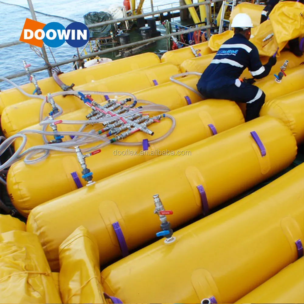 Proof Load Testing Lifeboat Water Bags