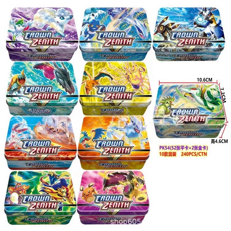 High Quality Custom Cheap Wholesale Stainless Steel Metal Gold Black Pokemon Game Cards Charizard 1st Pokemon Cards Vmax