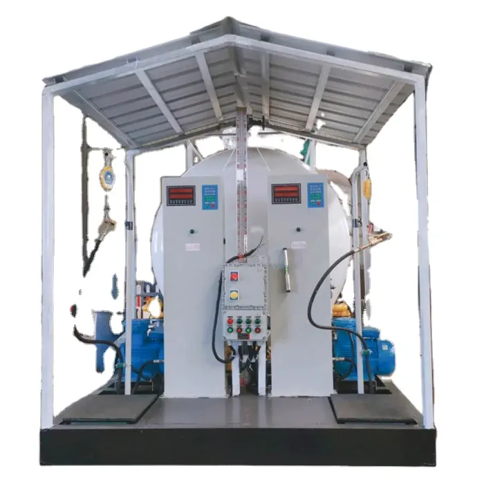 ASME Standard 5tons 10 tons 20tons complete automatic skid lpg gas plant for sale in Nigeria