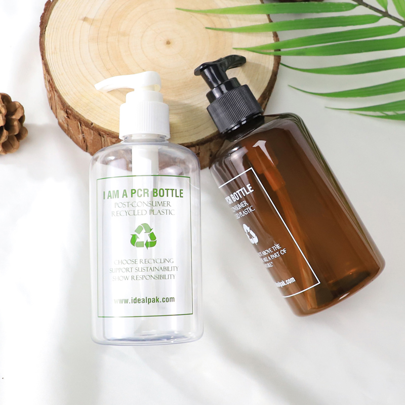 Wholesale Luxury Cosmetic Packaging ECO Friendly Shampoo Plastic Bottles 500ml