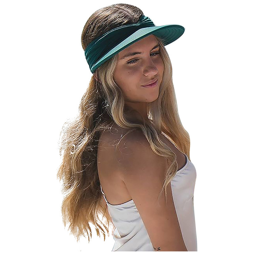 Young Girls Sunhats with UV Protection Empty Top Baseball Sun Cap Women Sport Sun Visor Hats Beach