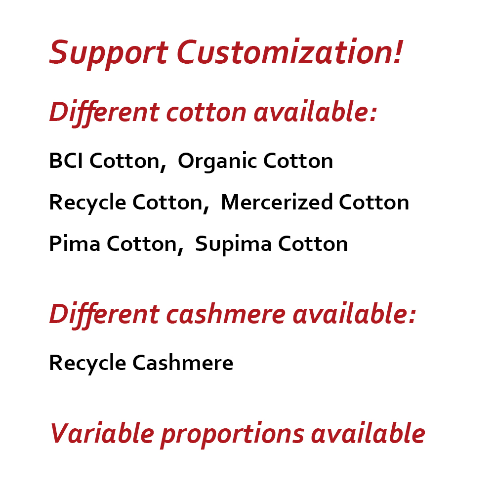Semi-Worsted Wholesale Yarn 2/30nm 92%BCI Cotton 8%Cashmere For Gloves