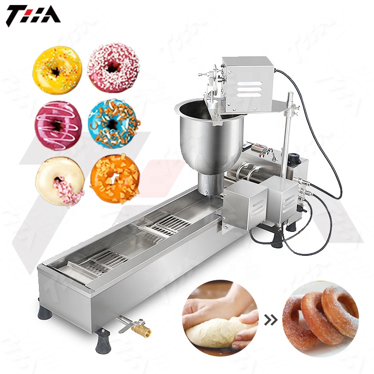 TIVA Commercial Cooking Equipment Snack Machinery Single Row Automatic Mini Donut Machine For Restaurants Home