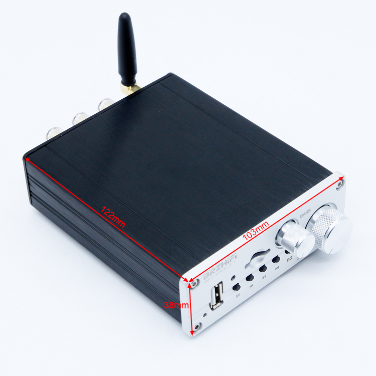 BRZHIFI play 2,1 2020 новый дизайн высокомощный цифровой Hi-Fi усилитель из алюминиевого сплава