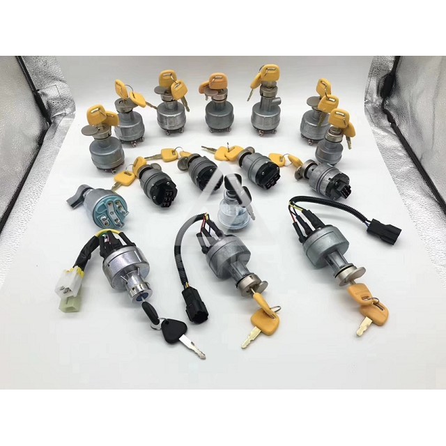 High quality ignition switch for SK-6 SK200-6 SK210-6 SK230-6 Excavator electric parts power key lock switches
