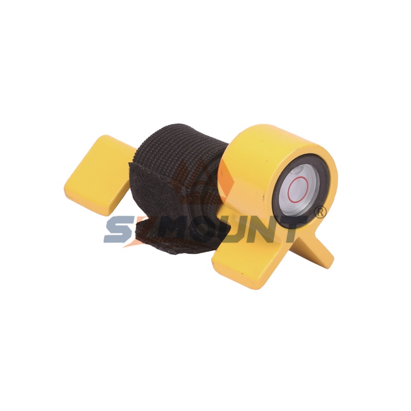 SZMOUNT TP-40 Topcon original Metal Rod Bubble Level Clip on Prism Pole with hook & loop