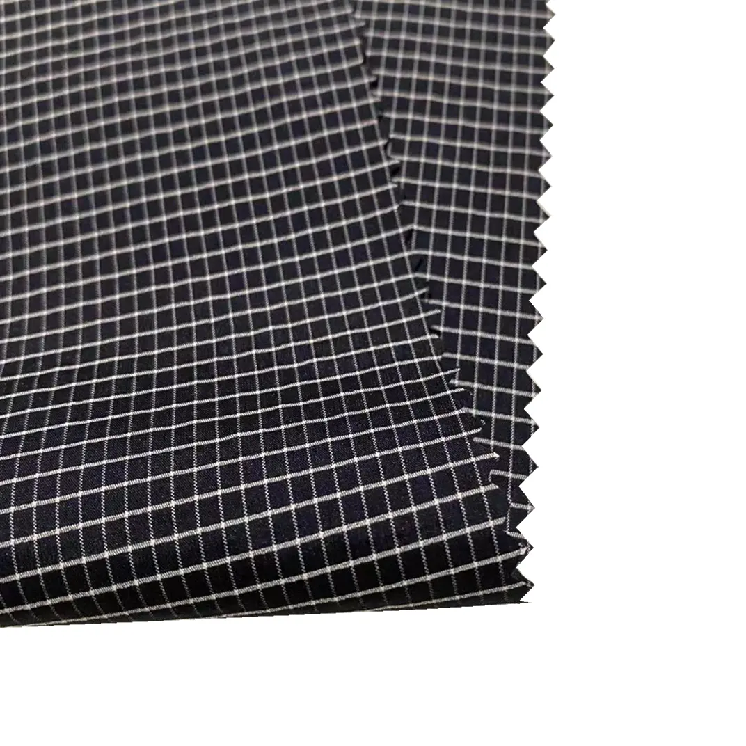 Waterproof polyester nylon spandex 2 way stretch ripstop fabric