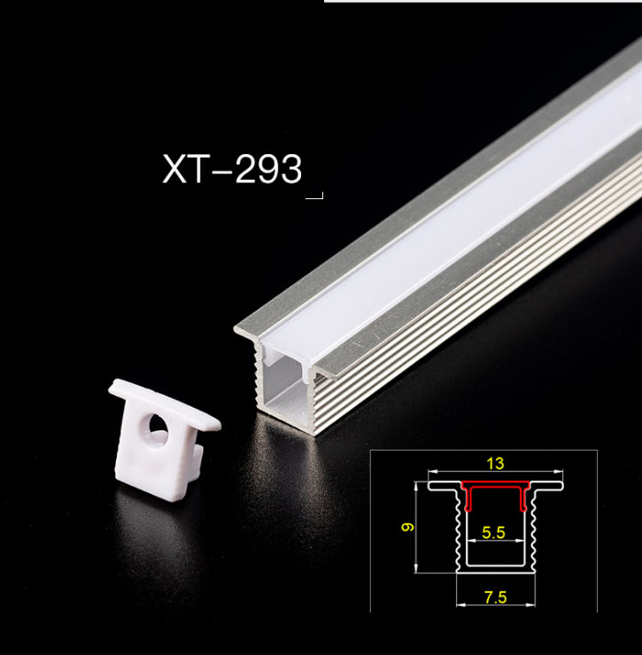 Amazon OEM Facotry LED aluminum profile / LED V Shape Corner Profile aluminum channel strip light Bar Case