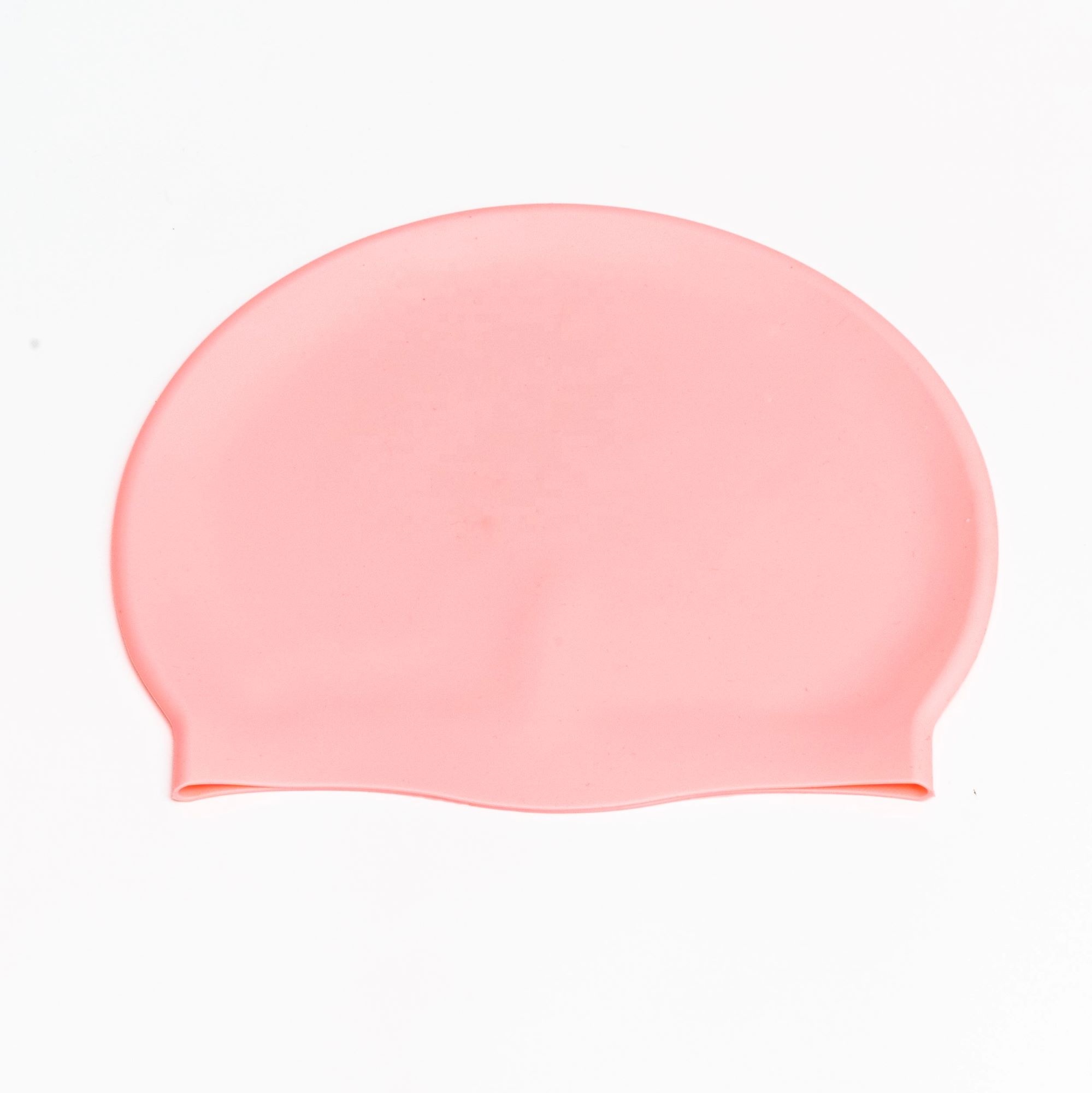SBL factory price large long hair 100% silicone swimming cap