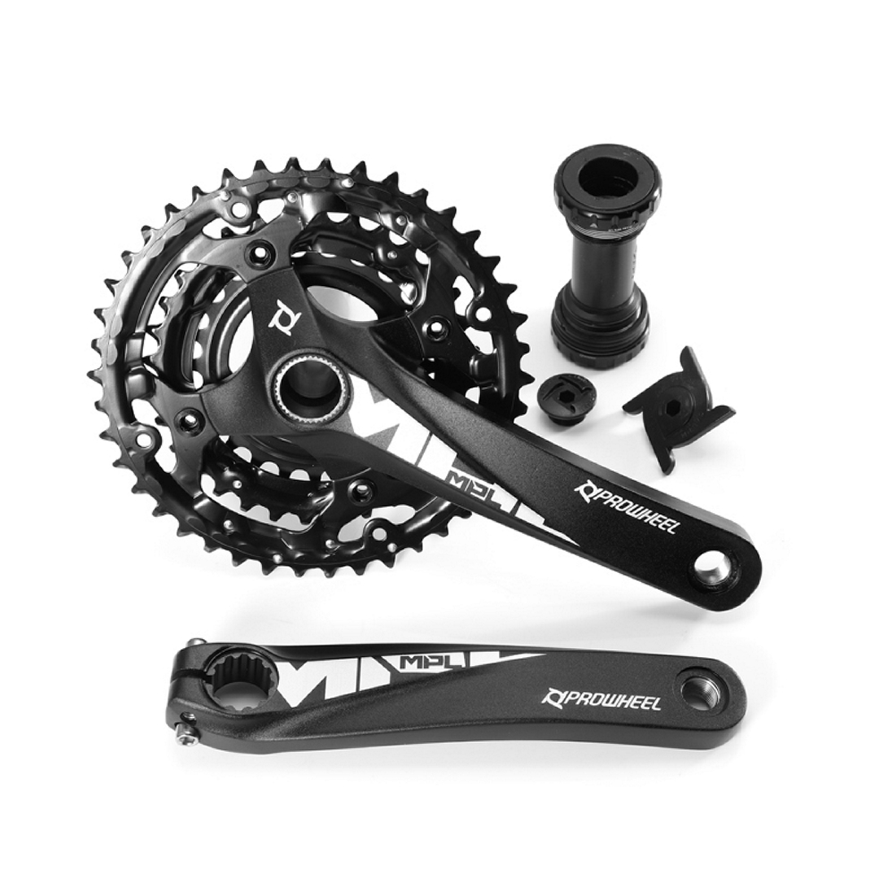 Midonkey PROWHEEL звезды MTB шатун со звездочками для велосипеда 104BCD 3 звезды 42T/T 32/24T приходят с BB комплект PW-BB68 +