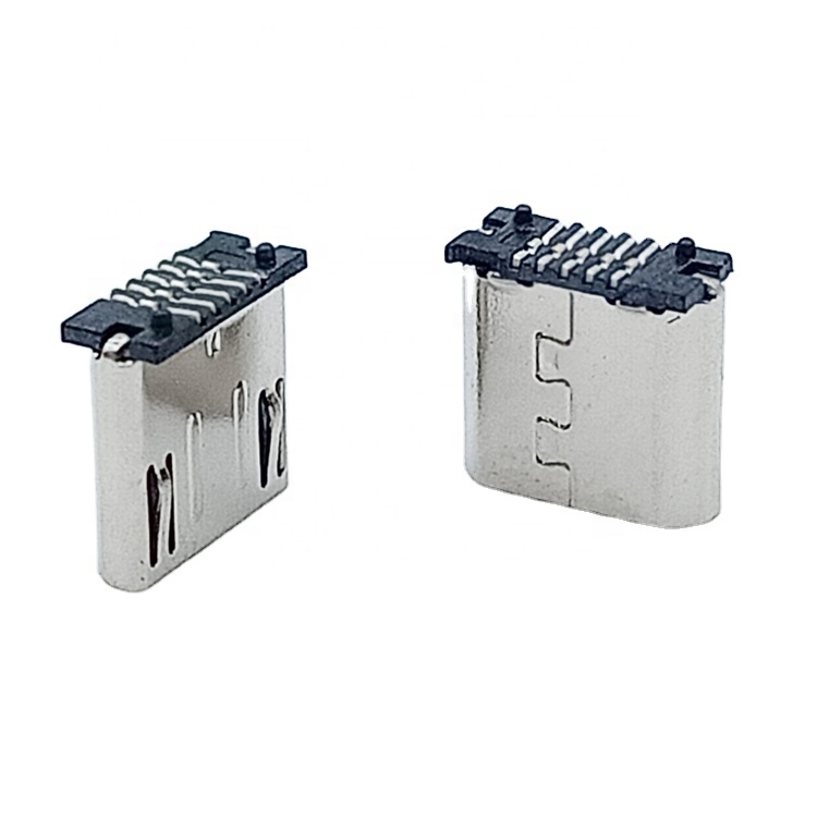Вертикальный SMT / SMD Тип B Micro USB разъем/штекер 5Pin для печатных плат