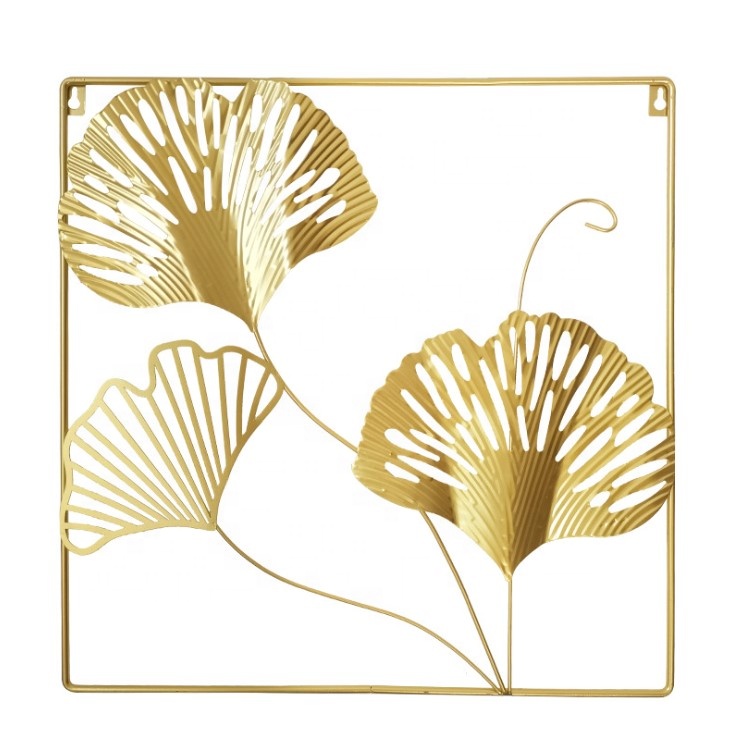 Wall Hanging Living Room Wall Metal Wall Decoration Atmosphere Luxury Wrought Iron Pendant Decoration