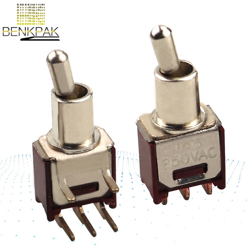 SMTS-102C3 мини-тумблер ВКЛ-ВКЛ 5 мм