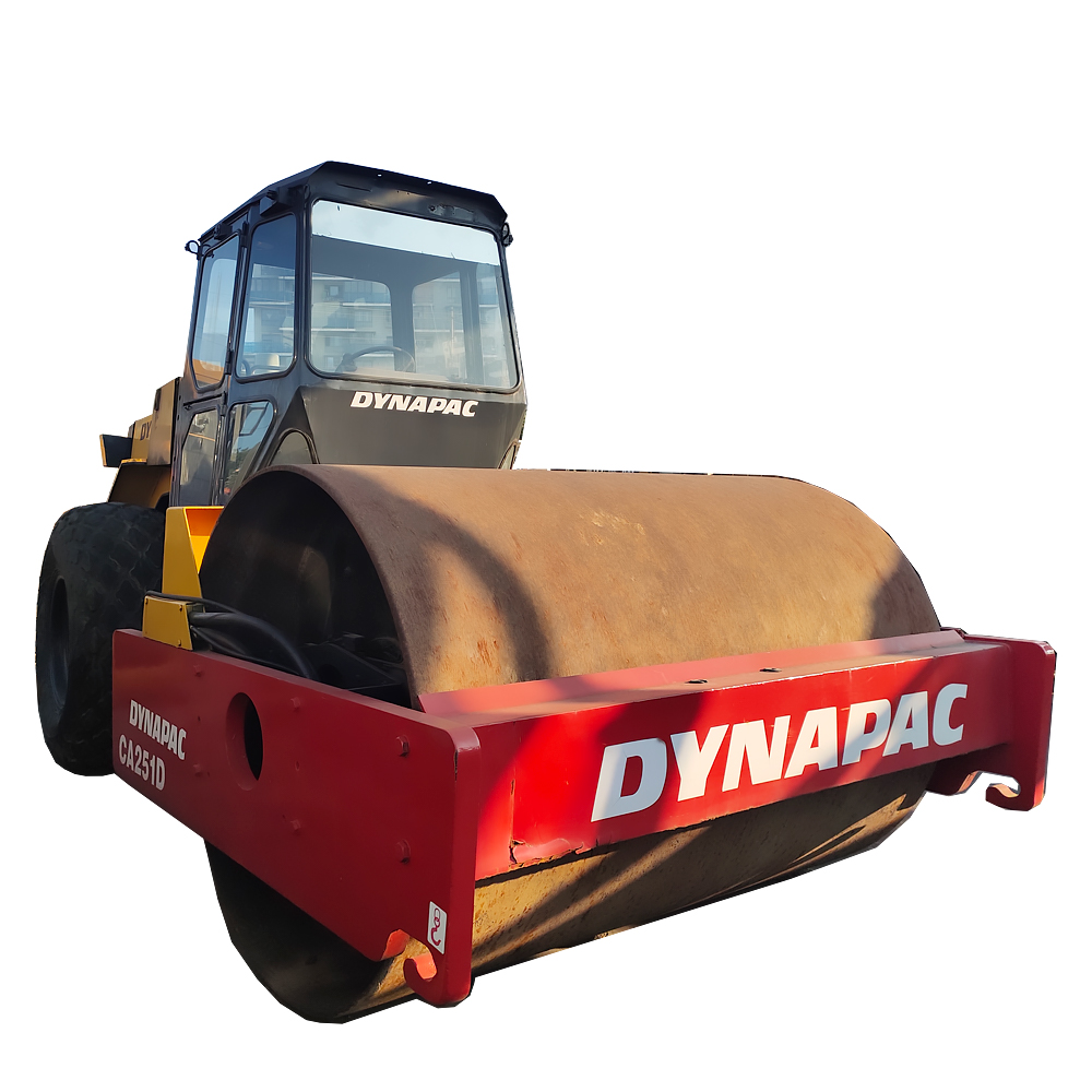 Low Price Dynapac brand Vibratory Single Drum CA251D Road Roller Compactor for sale