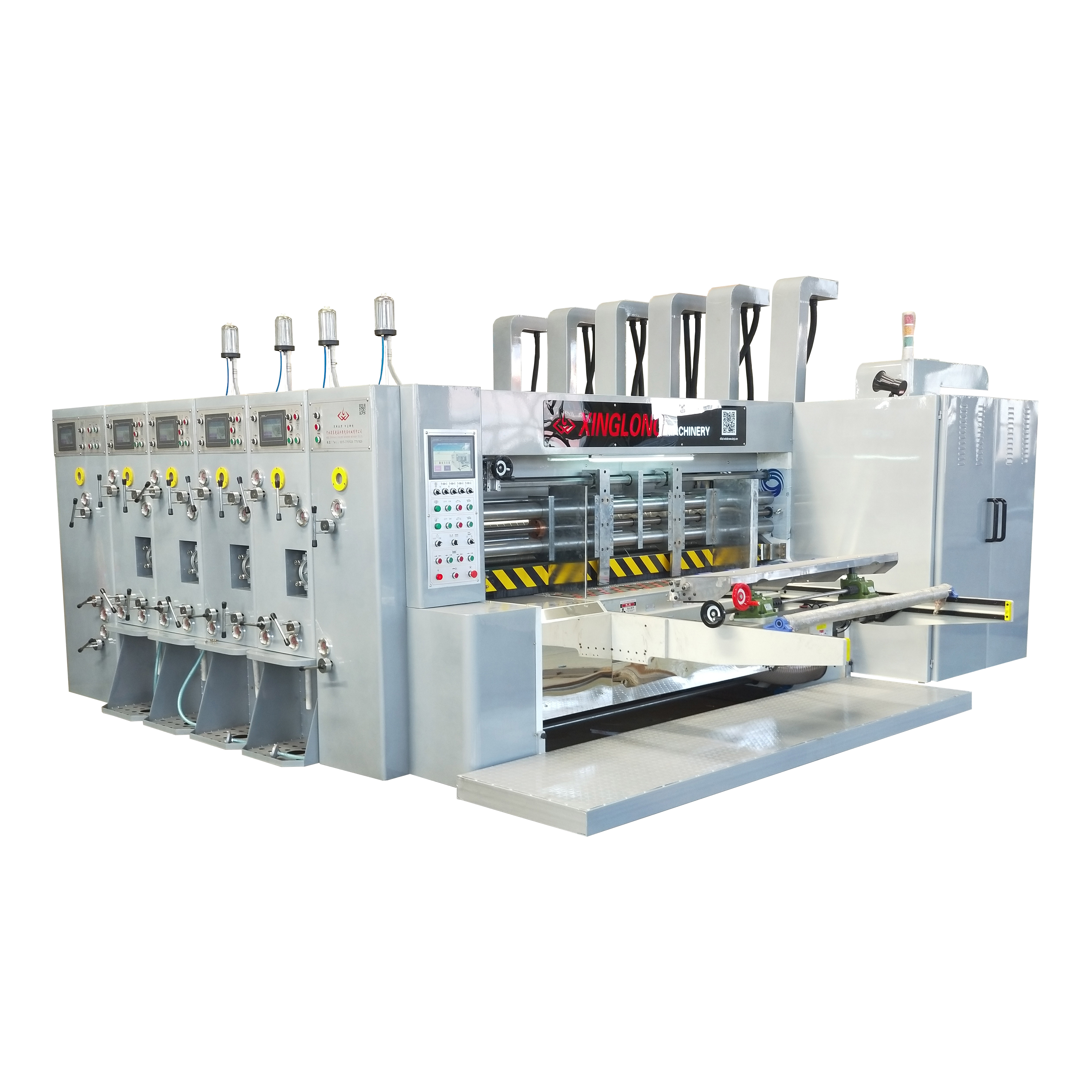 Полная автоматическая высокая скорость Flexo печати Slotting Die резка машина с вибратор и укладчик