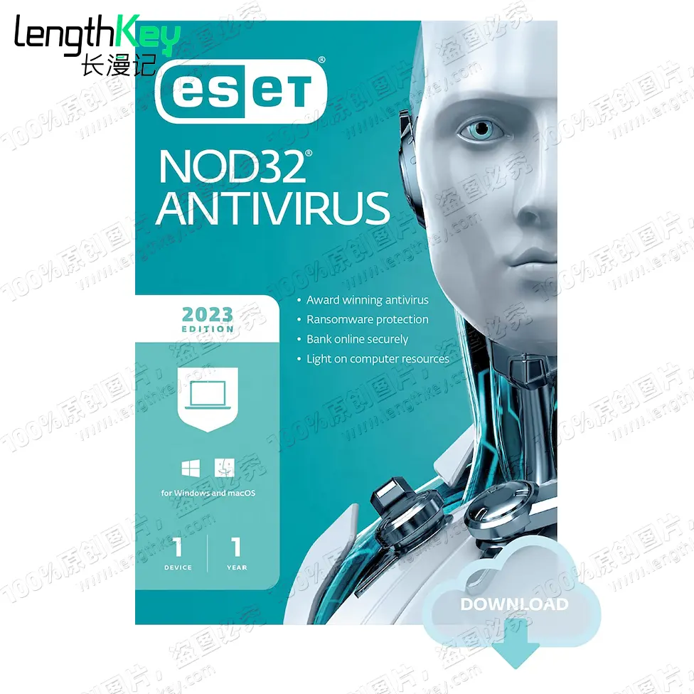 24/7 Online Genuine License ESET NOD32 AntiVirus Key 1 Device 1 Year Privacy Protection Antivirus Software Internet Security