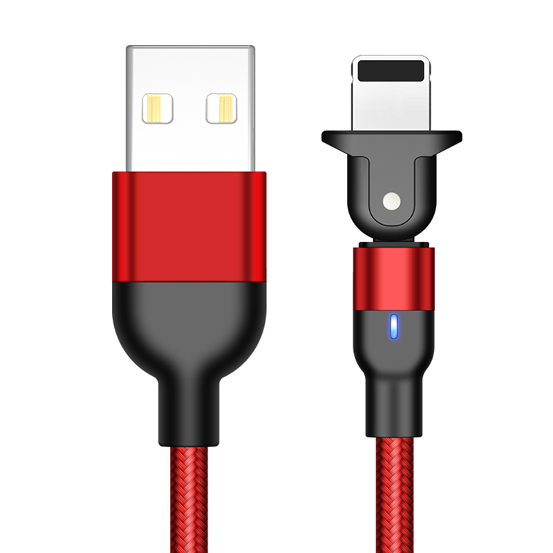 Магнитный кабель с поворотом на 540 градусов, L-образный зарядный Usb-кабель 3 в 1 для телефона, совместимый с Micro Usb/type-c/i-product