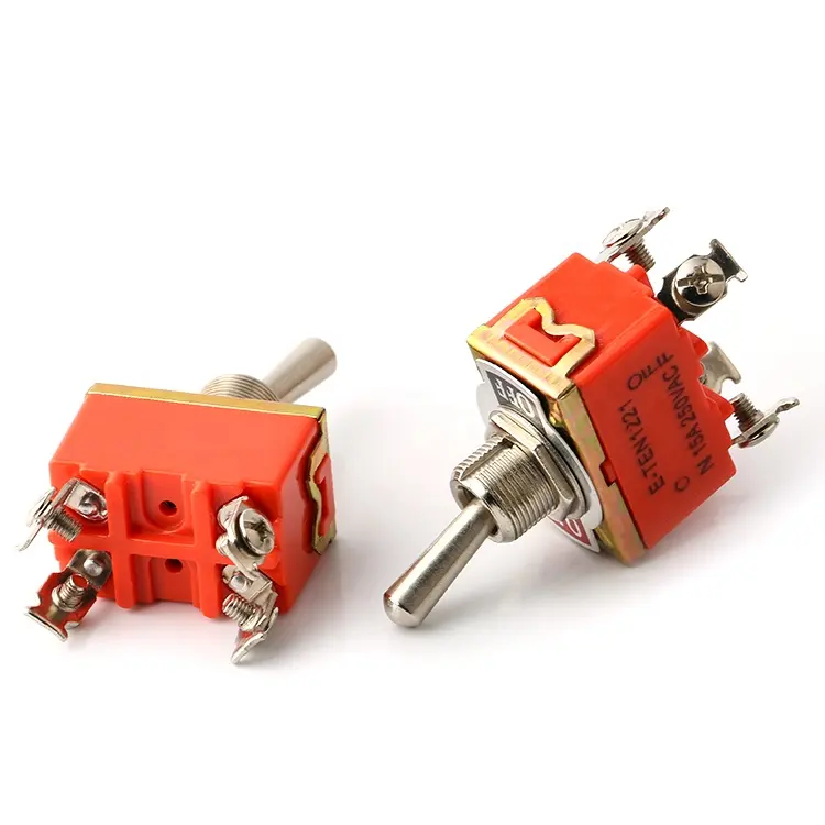 15A 250VAC 2 Position 4 Pins Toggle Switch On-Off Toggle Switces