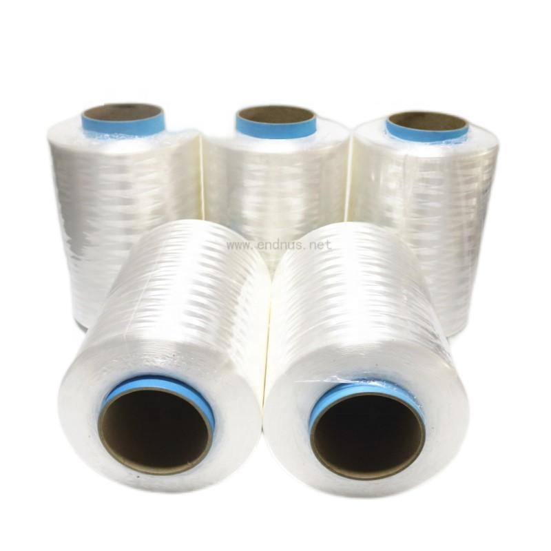 Нить из волокна UHMWPE 20D белого цвета с высоким модулем низкого Ползания