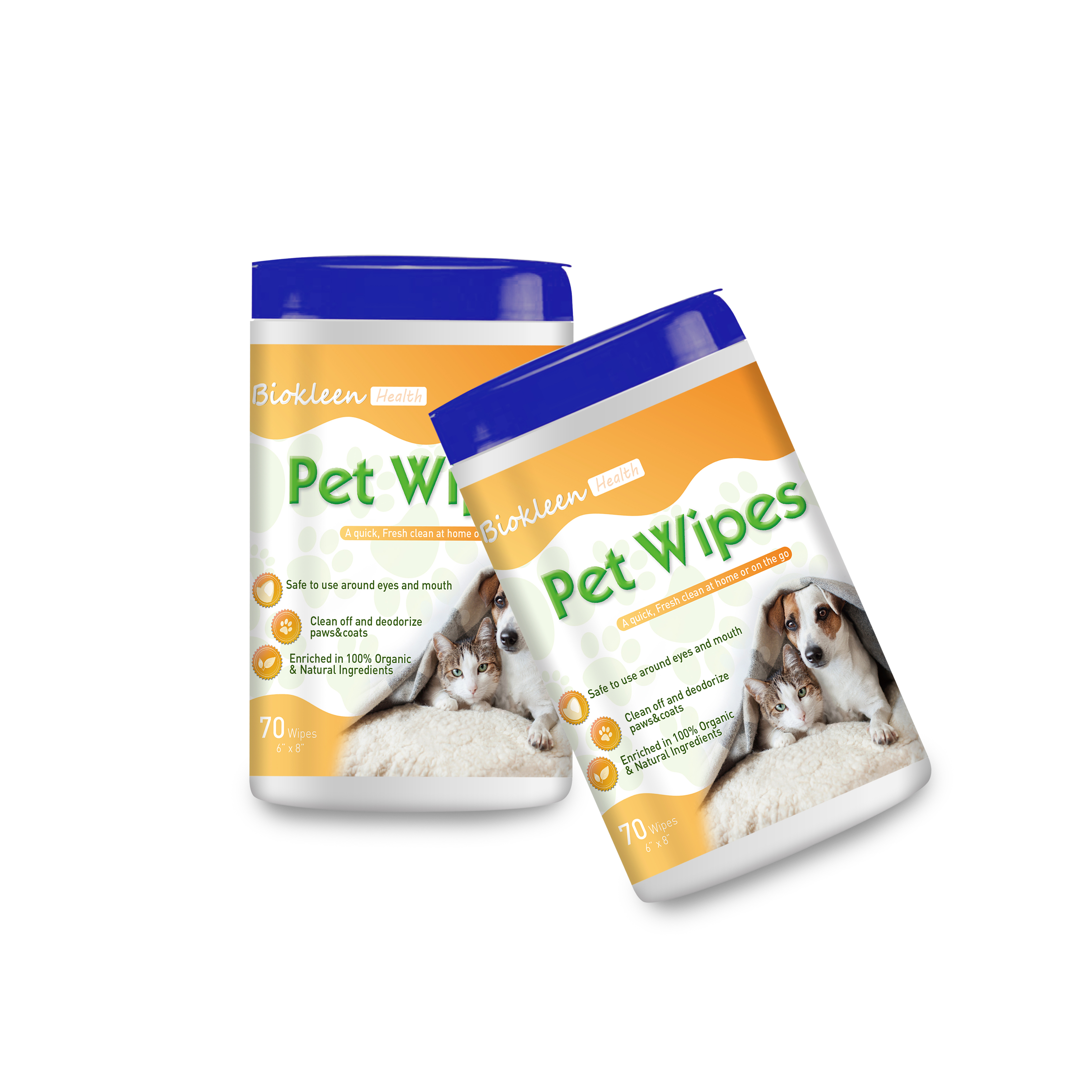 Biokleen Disposable Hot Selling DIY Dog Wipes  Natural Chinese Manufacturer Dog Ear Wipes