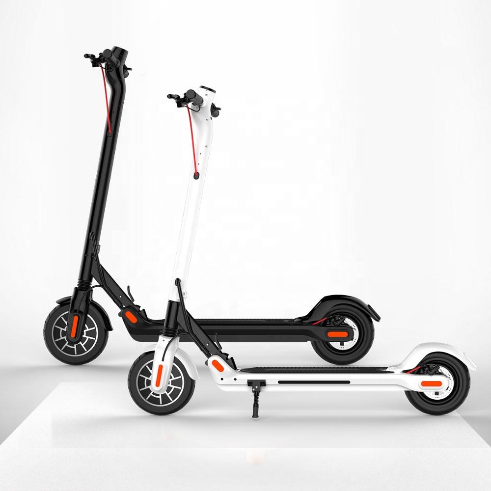 Двухколесный складной электрический скутер 8,5 дюйма, мотор 300 Вт, bluetooth escooter, доставка со склада в ЕС и США