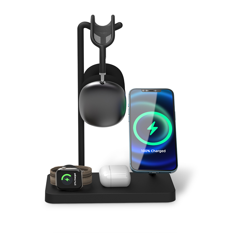 Wireless Charging Stand For Apple Watch For iPhone 11 For Airpods Pro 10W Qi Fast Charger Dock Station Wireless Charger 3 in 1