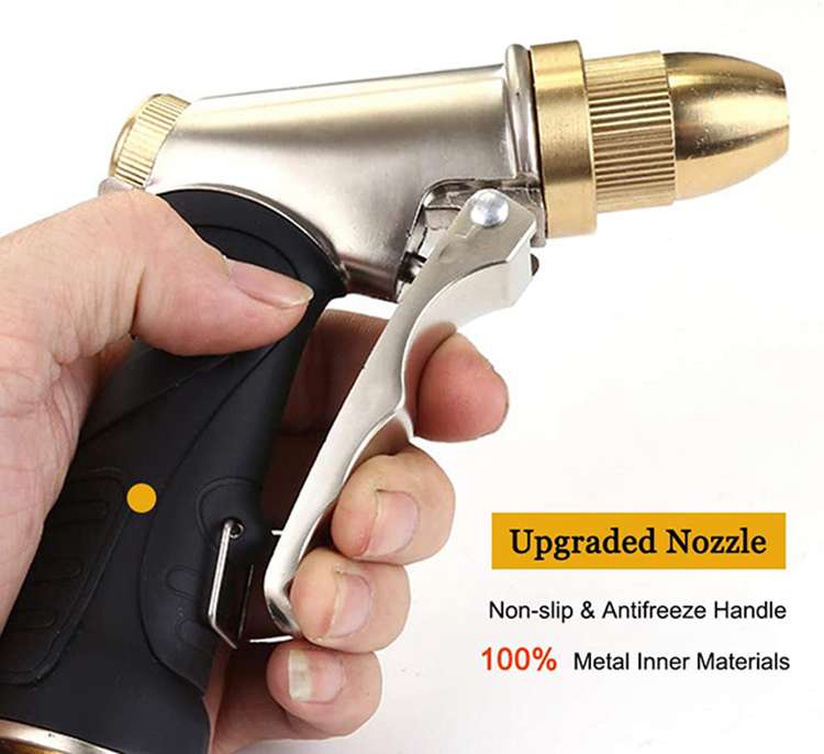Adjustable Hand Nozzle Heavy Duty Meta Spray Trigger Garden Custom Garden Hose Nozzle